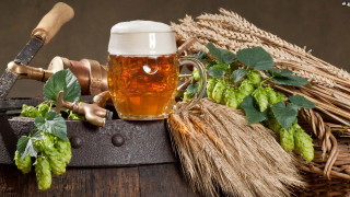 Beer mug barrel knife hops - heavy free wallpaper