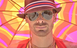Summer vibrancy portrait hat sunglasses - adam dario keel free wallpaper