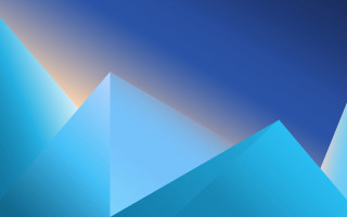 Blue abstract triangle gradient geometry - a blue triangle free wallpaper