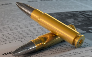 Pen book gold cap black - a pen free wallpaper