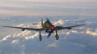 Fighter jet flying clouds red - the wing free wallpaper