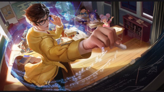 Woman yellow coat remote play - a yellow coat free wallpaper