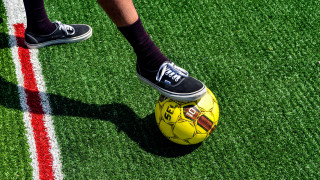 Athletic person standing on soccer - athletic free wallpaper