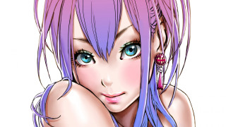 Girl purple hair blue eyes 4 - artgerm free wallpaper