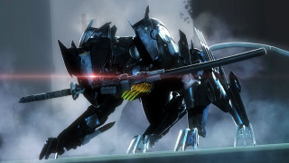 Robot sword mecha light glowing - its hand free wallpaper