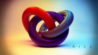 Colorful red ring blue circle - affinity photo free wallpaper
