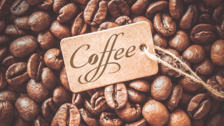 Coffee beans sign conceptual art - a circle free wallpaper