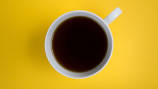 Coffee spoon yellow gradient minimalist - a spoon free wallpaper for desktop