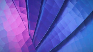 Colorful geometric abstract 3d bathroom - smooth gradient free wallpaper