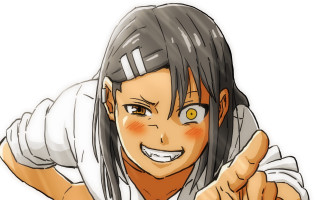 Aya goda yandere smile pointeer - their face free wallpaper