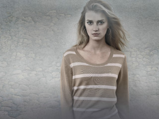 Woman longhair rockwall mutedcolors digitalrendering - a white stripe free wallpaper for desktop