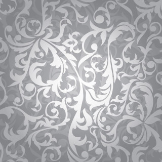 Gray white floral wallpaper design - ambient free wallpaper for tablet
