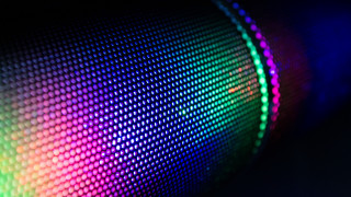 Colorful light reflection headphone holography - chromatic aberration free wallpaper