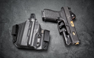 Gun holster table top precisionism - a table top free wallpaper