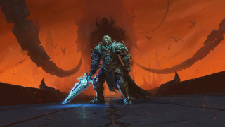 Armor sword demon background fantasy - alex horley free wallpaper