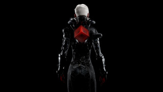 Man black suit red diamond - cedric peyravernay free wallpaper