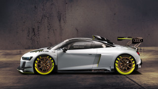 White sports car yellow rims - yellow rim free wallpaper