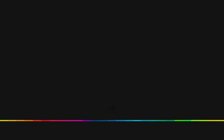 Black background rainbow line apple - synchromism free wallpaper