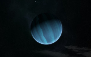 Blue planet starry sky moonlight - blue light free wallpaper