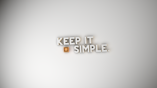 White wall keep it simple - david simpson free wallpaper