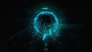 Holographic cybernetics astronaut moon stars - cybernetic free wallpaper