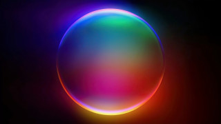 Colorful orb light black red - circle free wallpaper