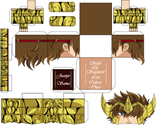 Paper model yellow mask brown - brown hair free wallpaper