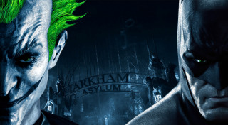 Batman joker poster shockart greenhair - free gaming wallpaper for desktop