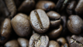 Coffee beans brown peeling hyperrealism - a pile of coffee beans free wallpaper