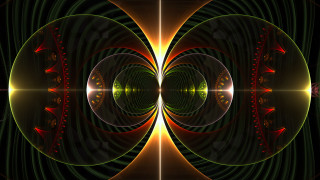 Flower hologram abstract symmetric mandelbrot - symmetric free wallpaper