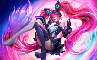 Pink hair butterfly sword fox - epsylon point free wallpaper for desktop