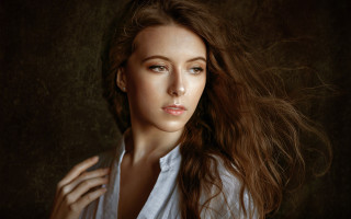 Woman long hair blowing wind 8 - the wind free wallpaper