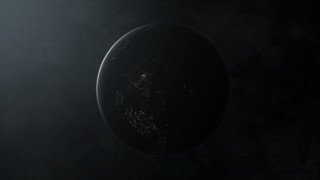 Space planet moon stars aurora 5 - the dark sky free wallpaper