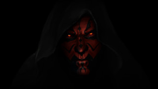 Man darkred mask redeyes hood - shaded free wallpaper for desktop