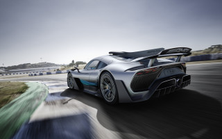 Silver sports car surfboard race - roof free wallpaper