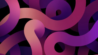 Colorful abstract curves center black - curve free wallpaper