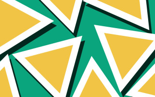 Green yellow abstract triangles lines - geometric shape free wallpaper for desktop