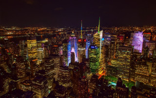 City night lights buildings tokyo - city background free wallpaper