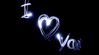 Lights love hologram dark heart - the dark free wallpaper