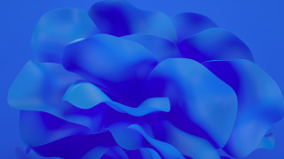 Blue object blue liquid generative - a blue object free wallpaper