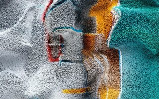 Towel abstract expressionism detailed honeycomb 2 - alberto burri free wallpaper