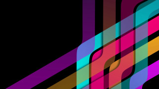 Colorful abstract curved bottom black - diagonal free wallpaper