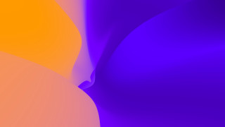 Purple orange curves sunset sky - smaller free wallpaper for desktop