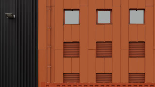 Building clock render beeple photorealism - the side of the building free wallpaper