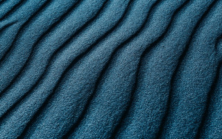 Blue sand dune wavy lines - texture free wallpaper