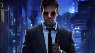 Man suit tie city night 2 - doc hammer free wallpaper
