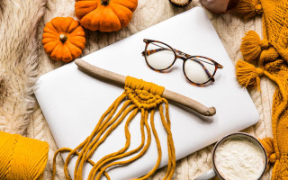 Glasses yarn eyewear flower leaf - a pair of glasses free wallpaper