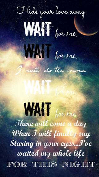 Quote sky stars crescent background - dan smith free wallpaper for mobile