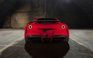 Red sports car headlight shadow - a shadow free wallpaper for desktop