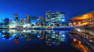 Tokyo city skyline river night 2 - anson maddock free wallpaper